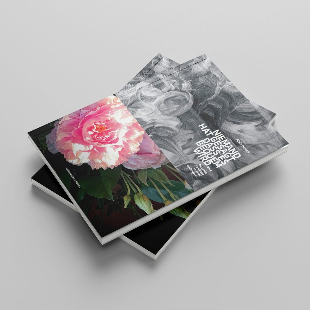 NIEMAND HAT GESAGT DASS ES BEQUEM WIRD. Personne n'a dit que ça serait confortable... Alain Berizzi.    